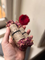Load image into Gallery viewer, Rose Petal Encrusted White Sage
