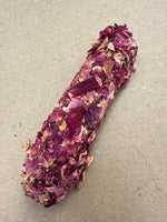 Load image into Gallery viewer, Rose Petal Encrusted White Sage
